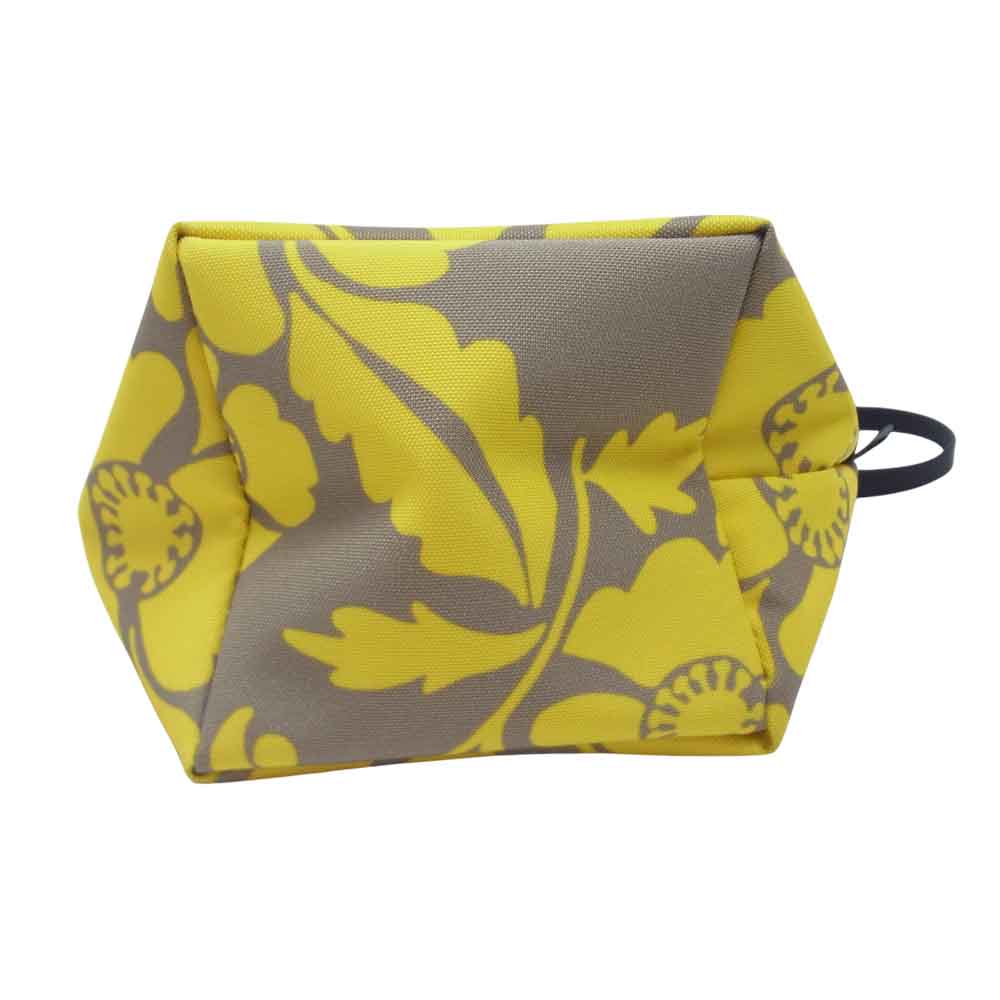 Herve Chapelier エルベ・シャプリエ 2885F コーデュラ 舟型 ショルダー バッグ アラベスク マスティックゴールド グレー系 M【中古】