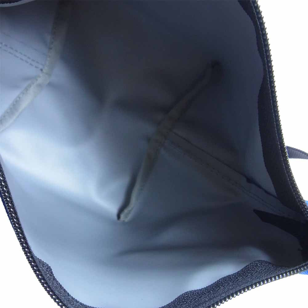 Herve Chapelier エルベ・シャプリエ 2885C コーデュラ ナイロン 舟型 ショルダー バッグ アンディゴ ブルー系 S【美品】【中古】