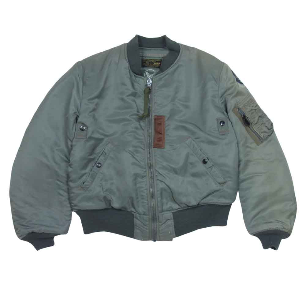 Buzz Rickson's バズリクソンズ M13411 M品番 MA-1 フライト ミリタリー ジャケット カーキ系 M【中古】