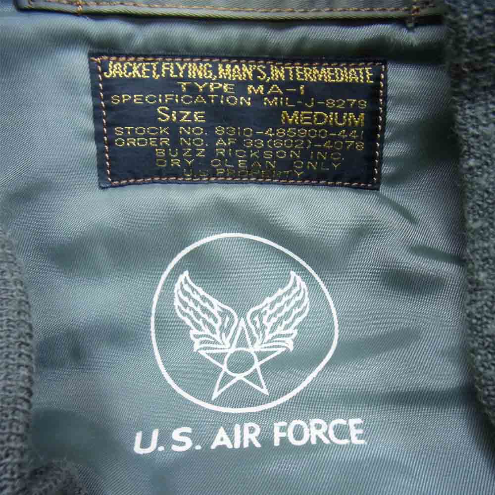 バズリクソン タイプMA-1 M品番 BUZZ RICKSON'S(バズリクソンズ) フライトジャケット TYPE MA-1 ALBERT