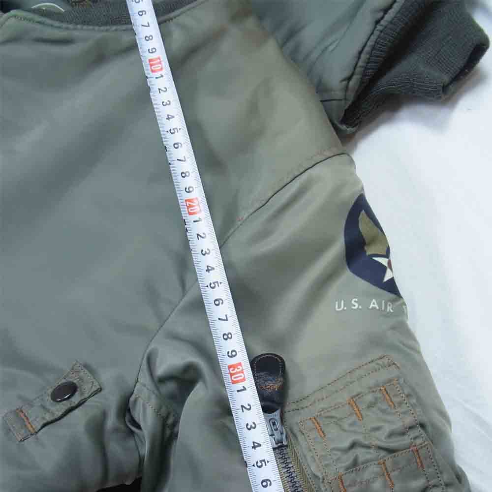 Buzz Rickson's バズリクソンズ M13411 M品番 MA-1 フライト ミリタリー ジャケット カーキ系 M【中古】