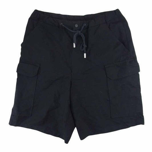 THE RERACS ザリラクス 16SS 16SS-REPT-072 × Ron Herman ロンハーマン モヘヤ混 カーゴショーツ ハーフ パンツ ブラック系 48【中古】