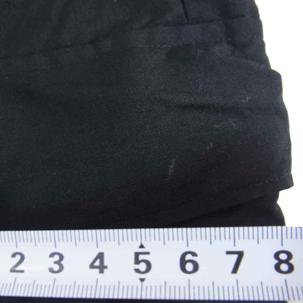 THE RERACS ザリラクス 16SS 16SS-REPT-072 × Ron Herman ロンハーマン モヘヤ混 カーゴショーツ ハーフ パンツ ブラック系 48【中古】