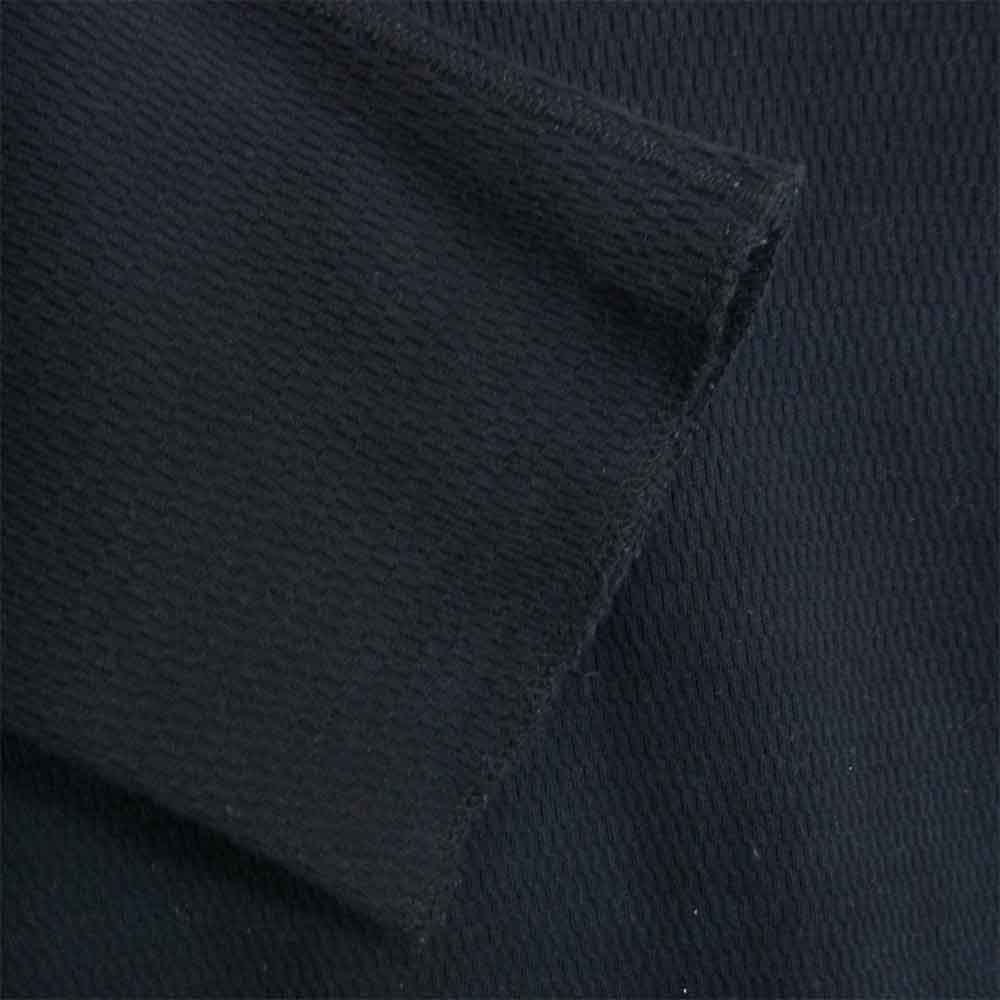 UNUSED アンユーズド US1165 Cotton and Cashmere long-Sleeve Honeyconb Mesh T-Shirt カシミヤ混 長袖 サーマル カットソー ネイビー系 1【中古】