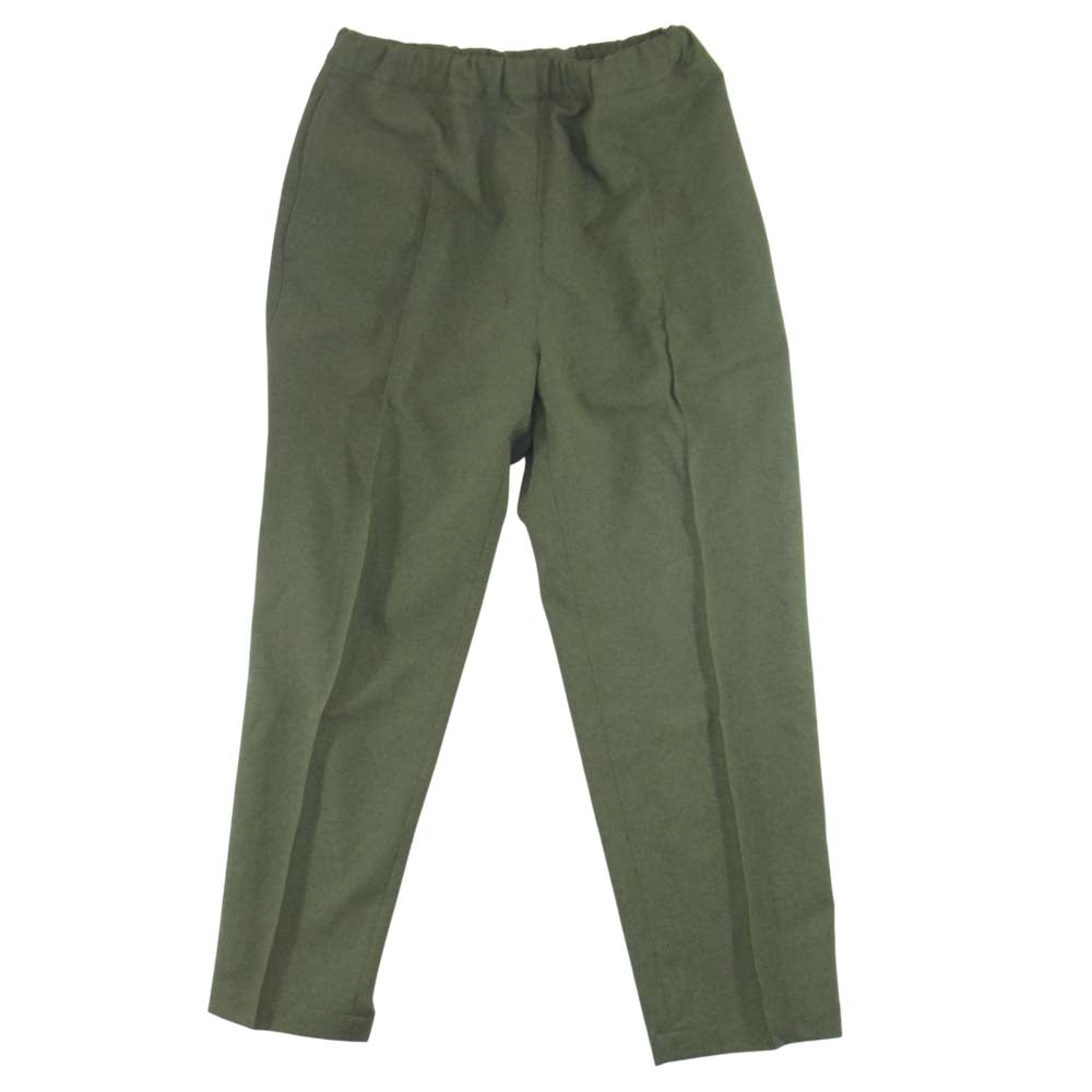 EEL イール SEASIDE PANTS シーサイド パンツ タック スラックス カーキ系 M【中古】