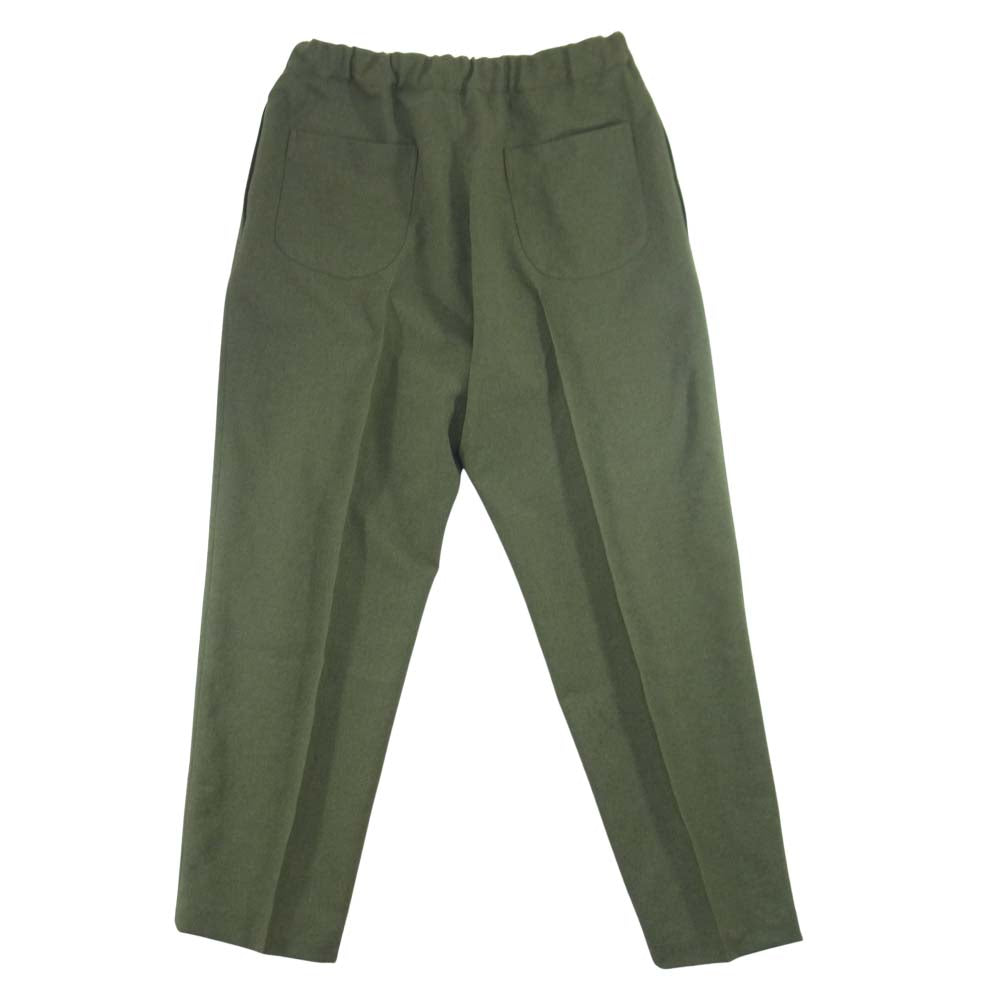 EEL イール SEASIDE PANTS シーサイド パンツ タック スラックス カーキ系 M【中古】