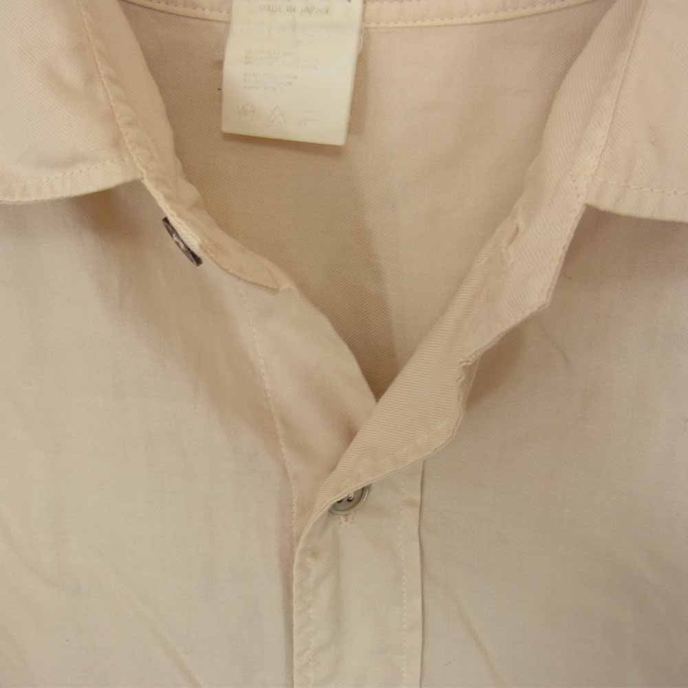 Yohji Yamamoto ヨウジヤマモト POUR HOMME プールオム ダブルカフス オーバーサイズ 長袖 シャツ ベージュ系 サイズ表記無【中古】