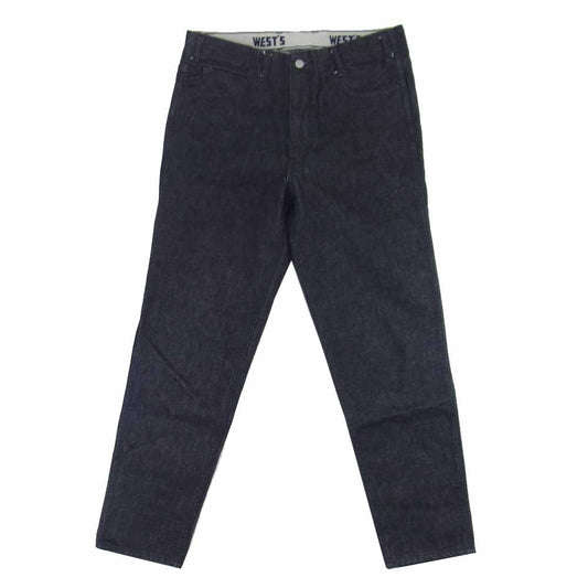 ウエストオーバーオールズ 19AW 19FWPT806 806T DENIM 5ポケット テーパード デニムパンツ ブラック系 31【中古】