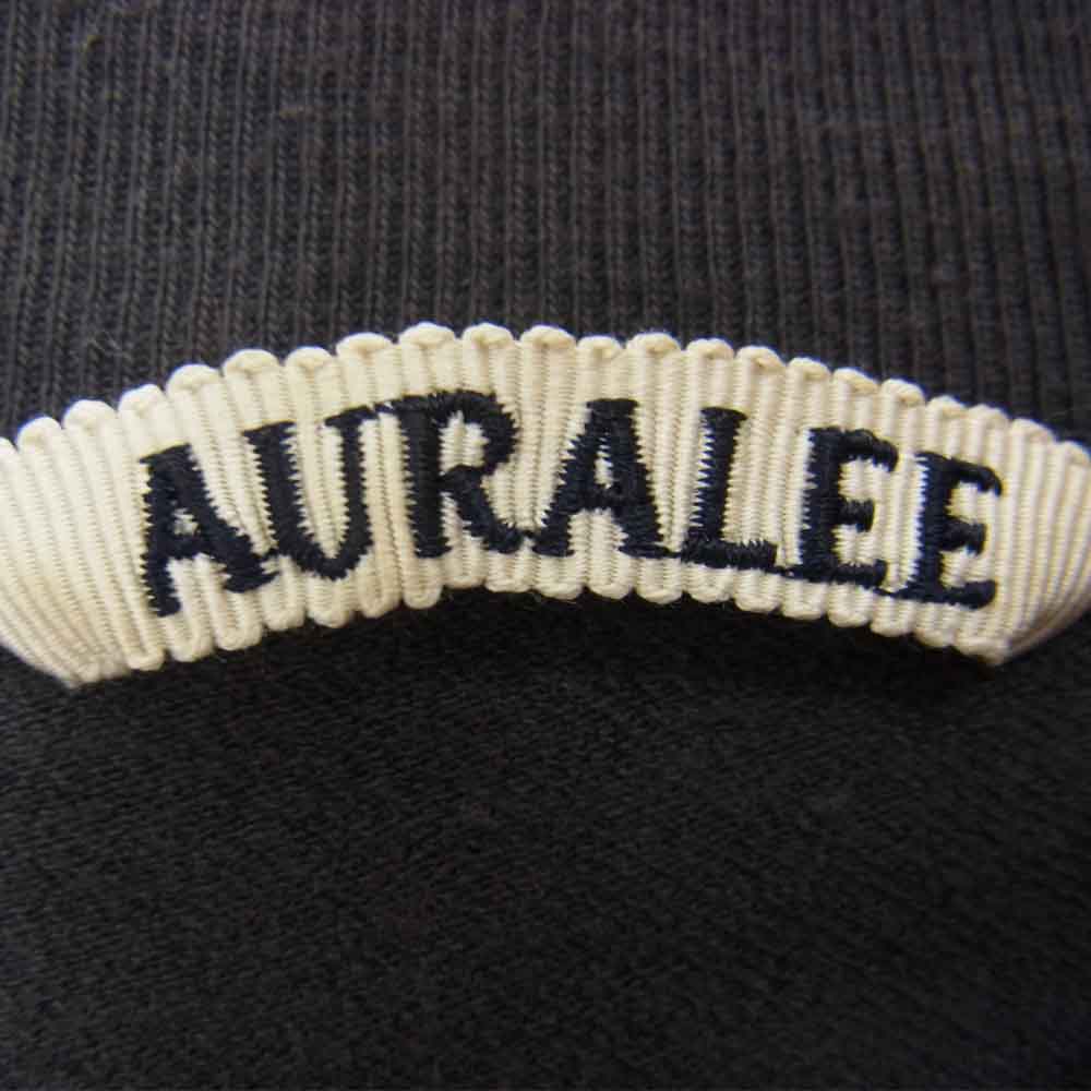 AURALEE オーラリー 17SS A7SP01NU SUPER HIGH GAUGE SWEAT BIG P/O スーパーハイゲージ ビッグ スウェット チャコール系 4【中古】