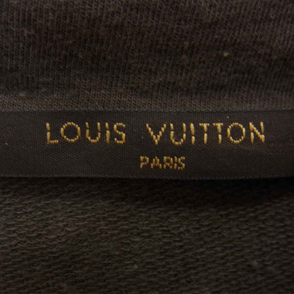 LOUIS VUITTON ルイ・ヴィトン ロゴ ボタン カーディガン パーカー ブラウン系 XL【中古】