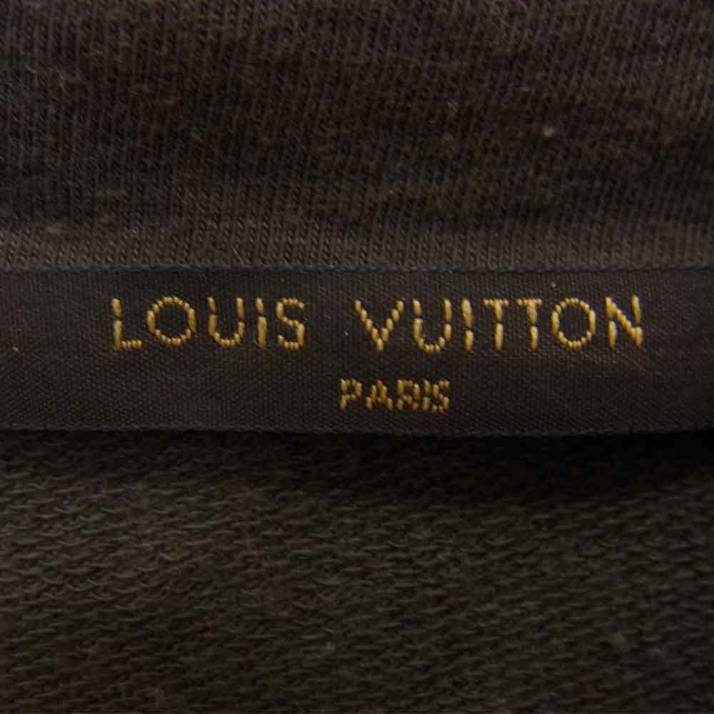 LOUIS VUITTON ルイ・ヴィトン ロゴ ボタン カーディガン パーカー ブラウン系 XL【中古】