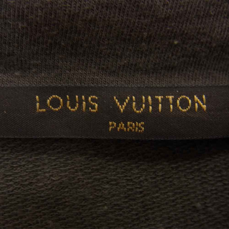 LOUIS VUITTON ルイ・ヴィトン ロゴ ボタン カーディガン パーカー ブラウン系 XL【中古】
