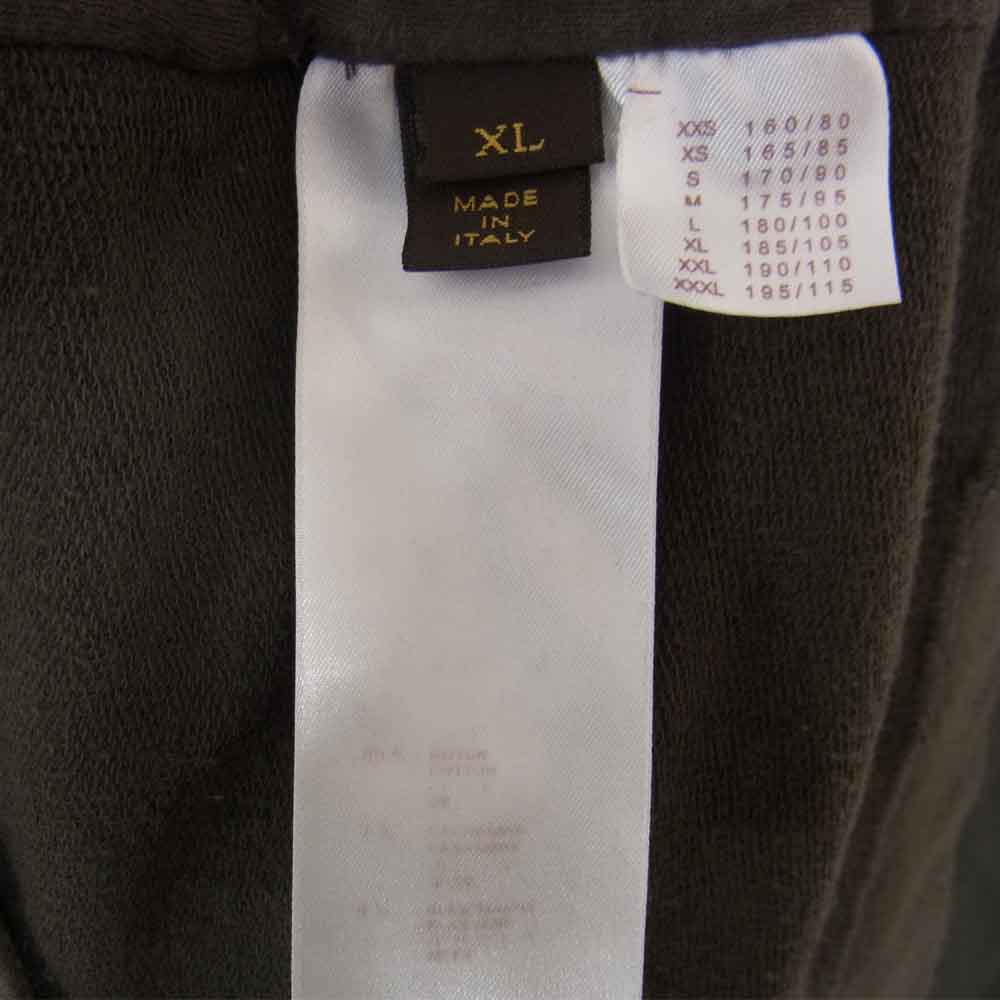 LOUIS VUITTON ルイ・ヴィトン ロゴ ボタン カーディガン パーカー ブラウン系 XL【中古】