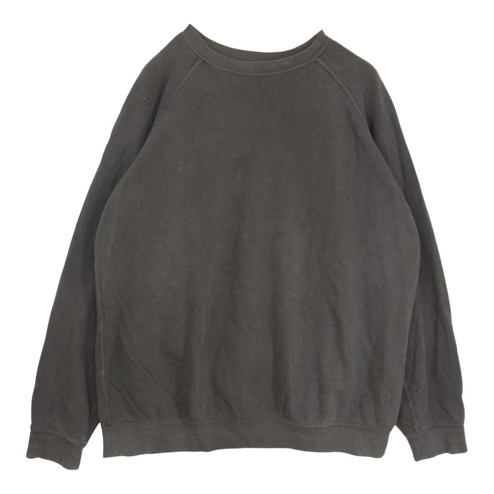 AURALEE オーラリー 17SS A7SP01KU BACK CASHMERE SWEAT P/O バック カシミヤ混コットン スウェット プルオーバー グレー系 5【中古】
