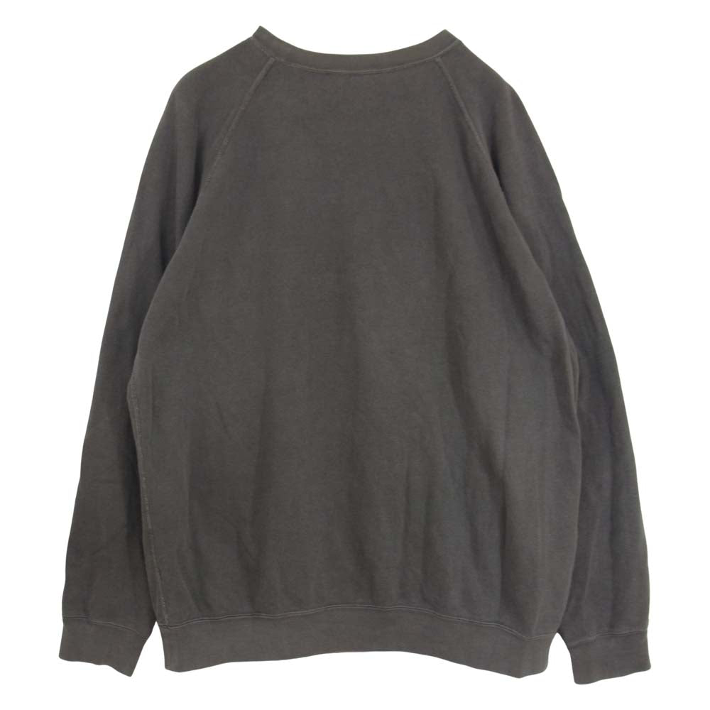 AURALEE オーラリー 17SS A7SP01KU BACK CASHMERE SWEAT P/O バック カシミヤ混コットン スウェット プルオーバー グレー系 5【中古】