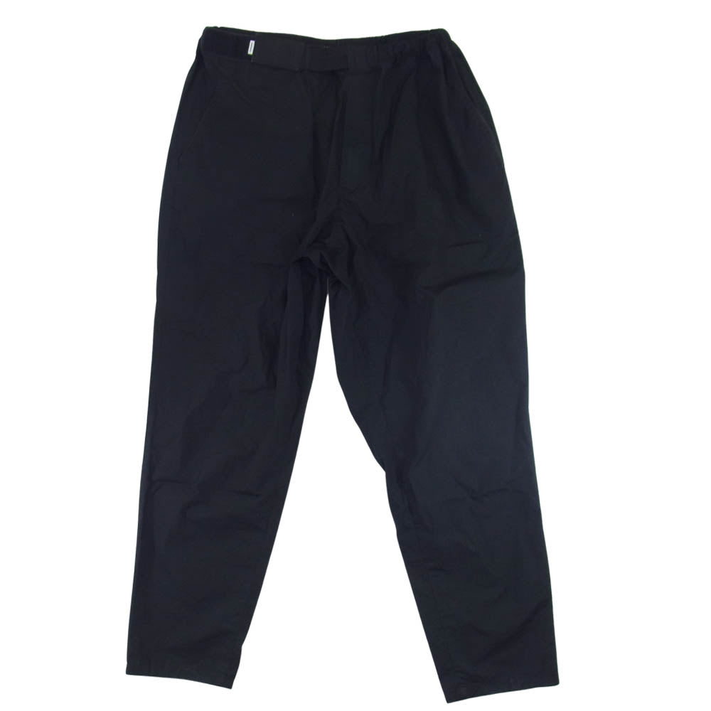 GRAPHPAPER グラフペーパー GM191-40020B TYPEWRITER COOK PANTS タイプライター テーパード コックパンツ ブラック系 F【中古】