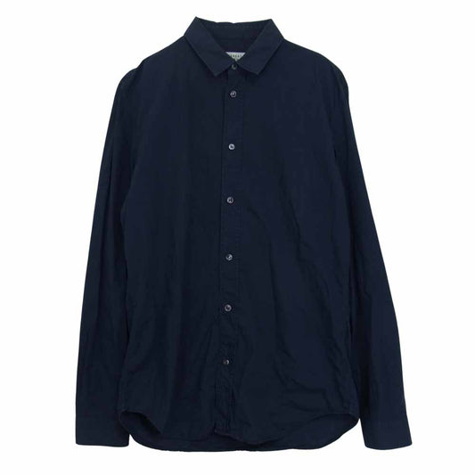 MAISON MARGIELA メゾンマルジェラ 16AW S50DL0292 S38778 10ライン レギュラーカラー 長袖 シャツ ネイビー系 40【中古】