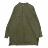 COMOLI コモリ 17AW L03-02006 Band color shirt バンドカラー プルオーバー 長袖 シャツ カーキ系 3【中古】