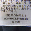 COMOLI コモリ 19AW Q03-02002 Band color shirt バンドカラー 長袖 シャツ ブラック系 3【中古】