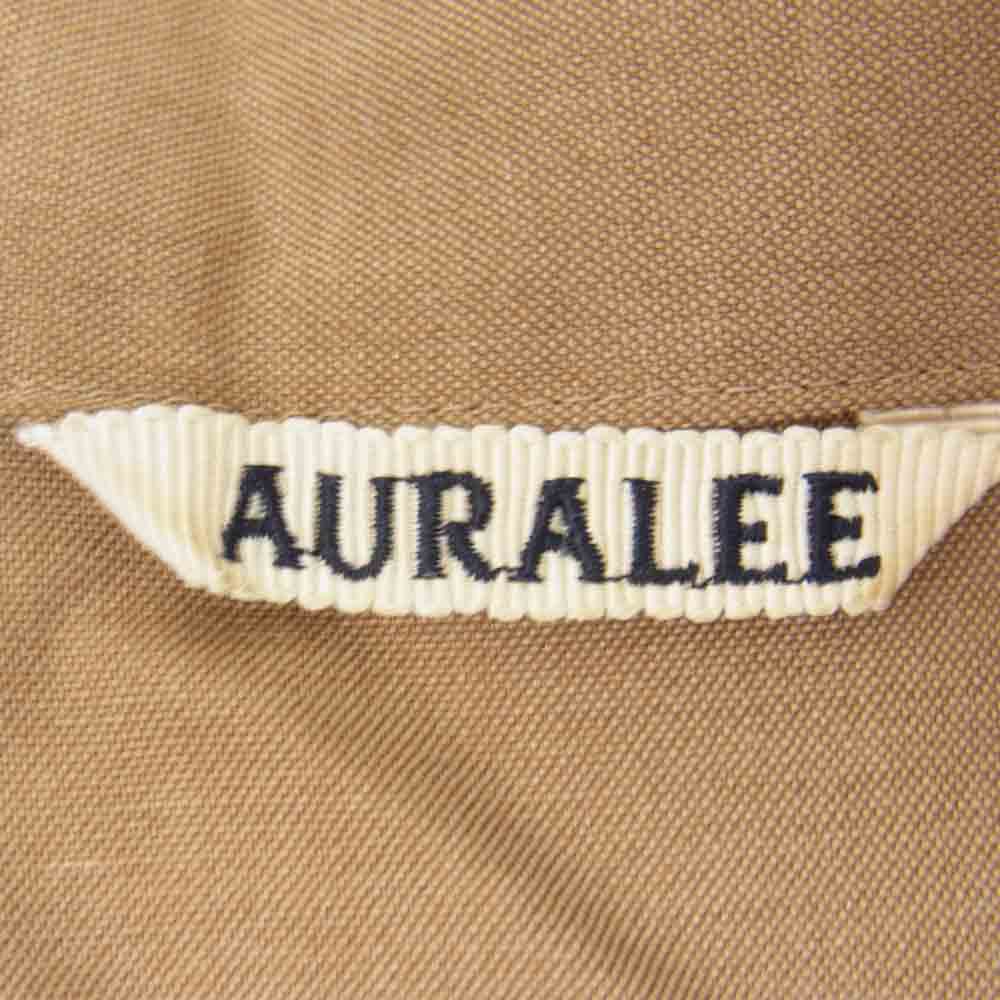 AURALEE オーラリー 18SS A8SB01WT WOOL SILK TROPICAL SHIRTS JACKET シルク混 トロピカル シャツ ジャケット ブラウン系 4【中古】