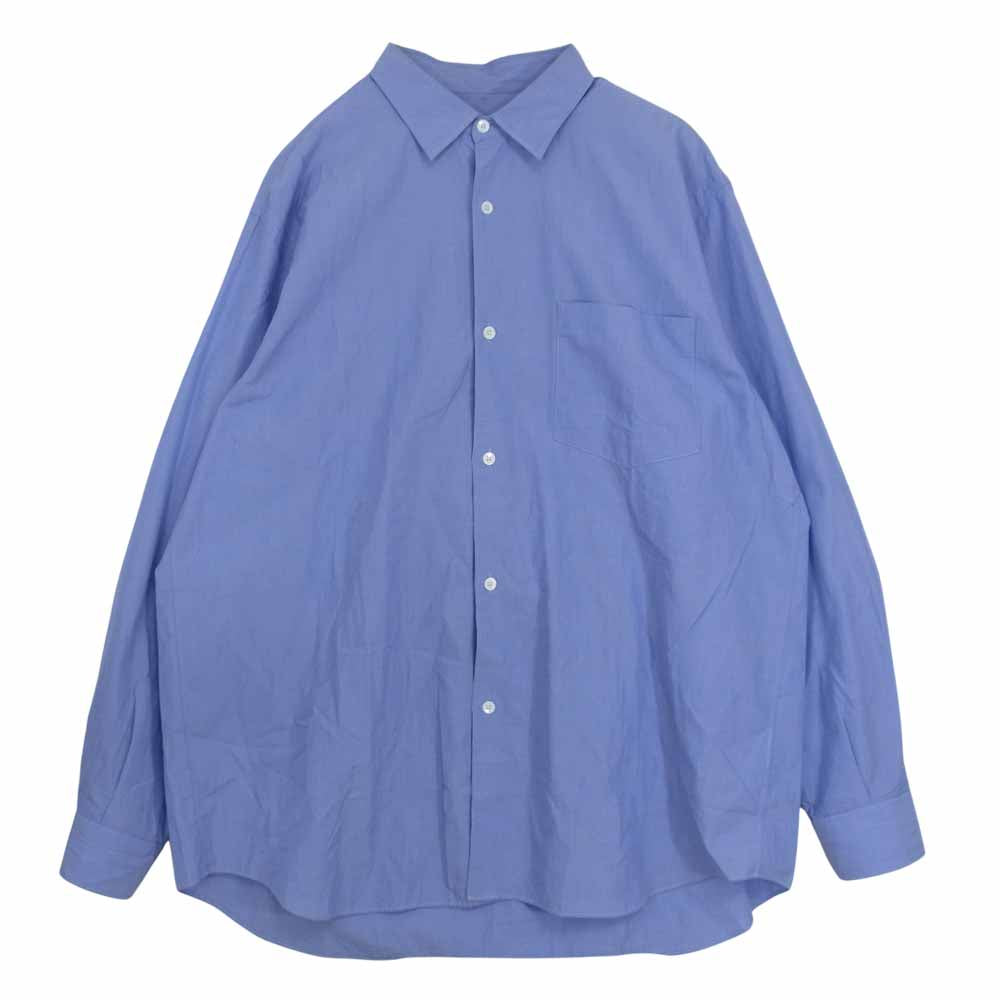COMOLI コモリ 20SS R01-02001 SHIRTS コモリシャツ ブルー系 3【中古】