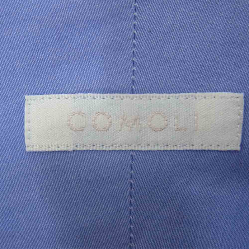 COMOLI コモリ 20SS R01-02001 SHIRTS コモリシャツ ブルー系 3【中古】