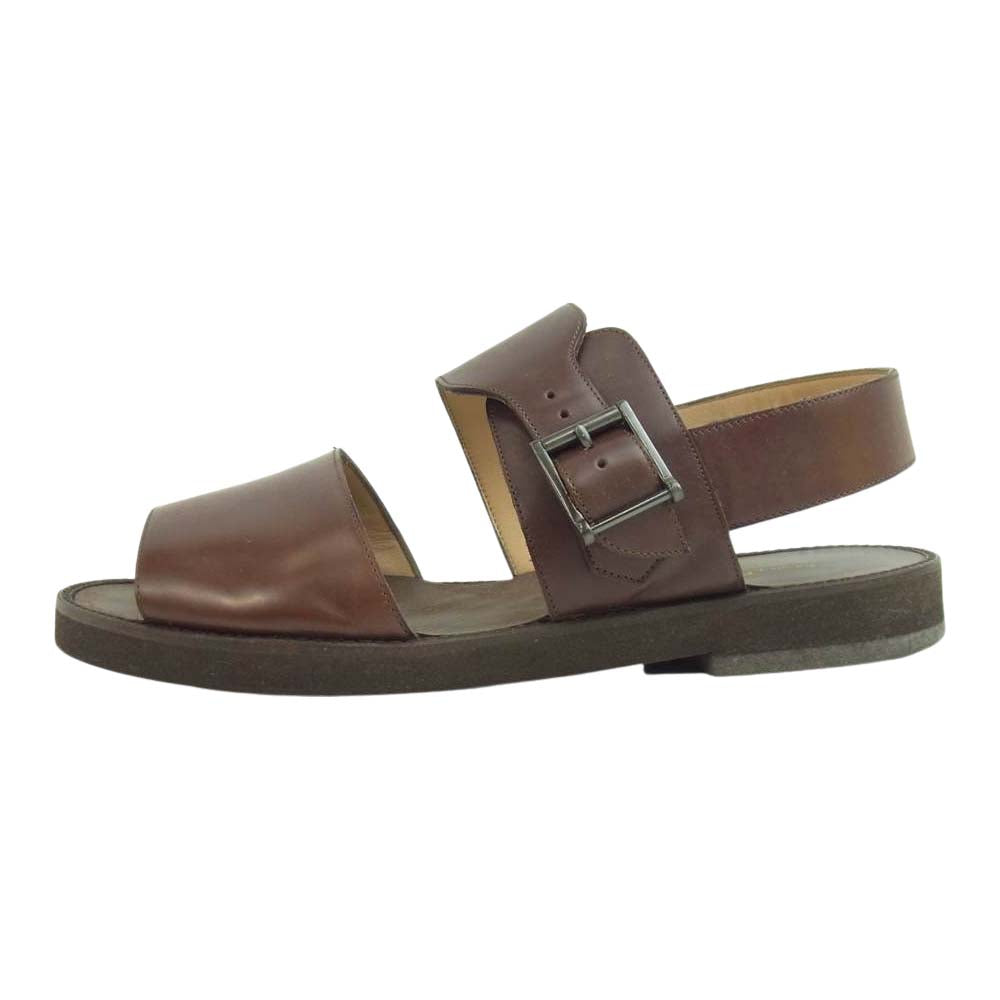 Salvatore Ferragamo サルヴァトーレフェラガモ 00683 TROPICAL トロピカル レザー サンダル ブラウン系 8.5 EE【中古】