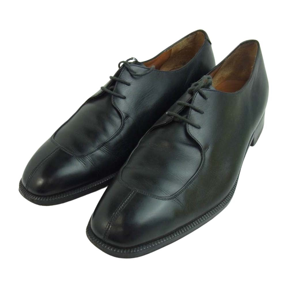 Salvatore Ferragamo サルヴァトーレフェラガモ 12844 WILCOX Uチップ シューズ ブラック ブラック系 9　2E【中古】