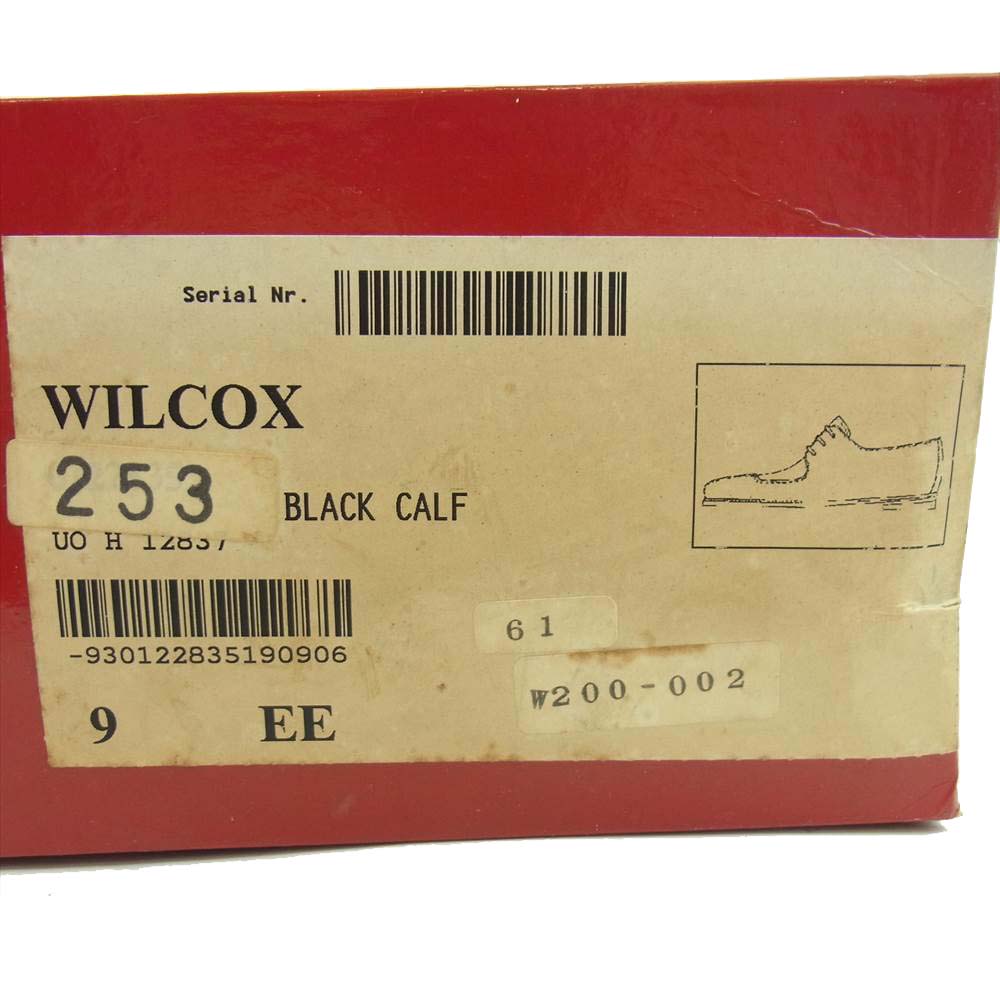 Salvatore Ferragamo サルヴァトーレフェラガモ 12844 WILCOX Uチップ シューズ ブラック ブラック系 9　2E【中古】