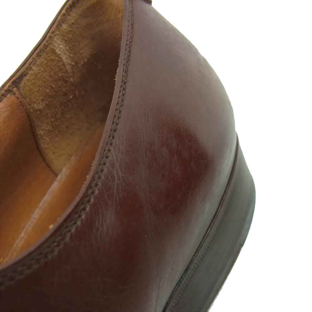 Salvatore Ferragamo サルヴァトーレフェラガモ 09555 ENZO パンチドキャップトゥ レースアップシューズ ブラウン系 9 2E【中古】