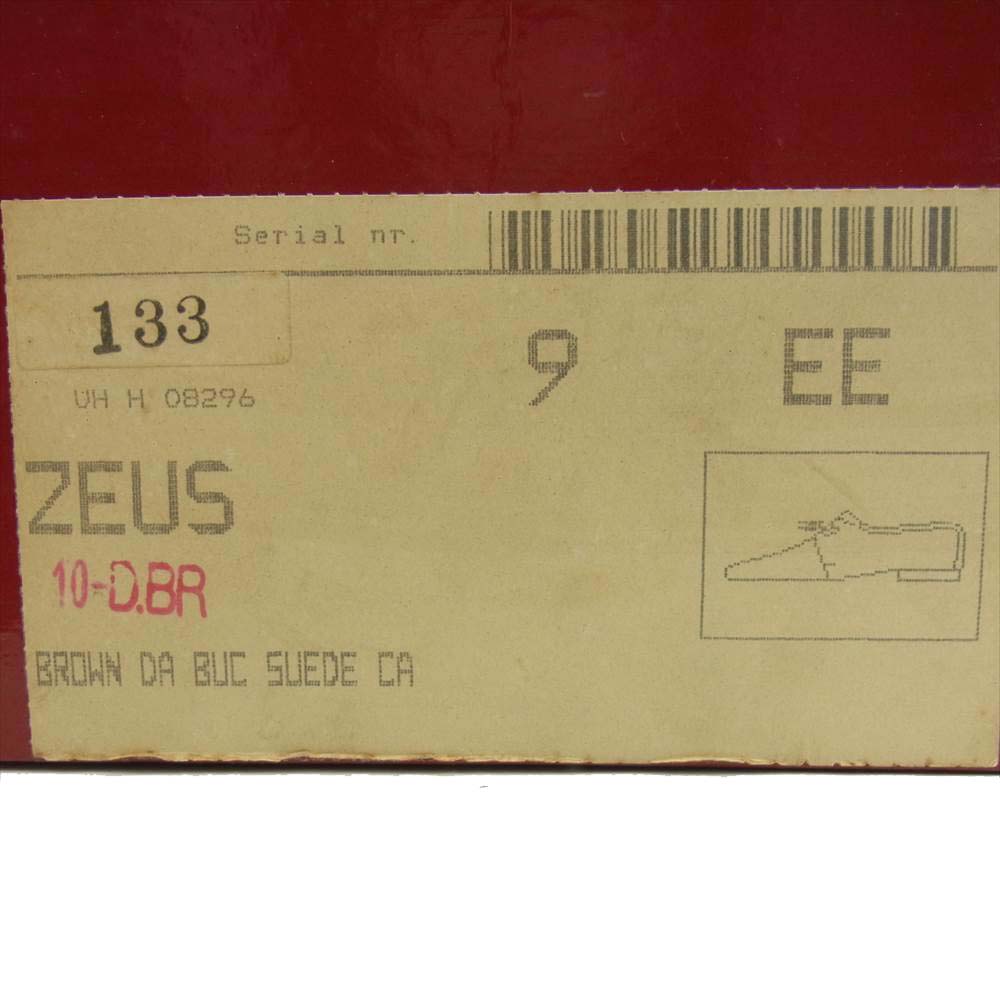 Salvatore Ferragamo サルヴァトーレフェラガモ 08296 ZEUS ゼウス スエード チャッカブーツ ブラック系 9　2E【中古】