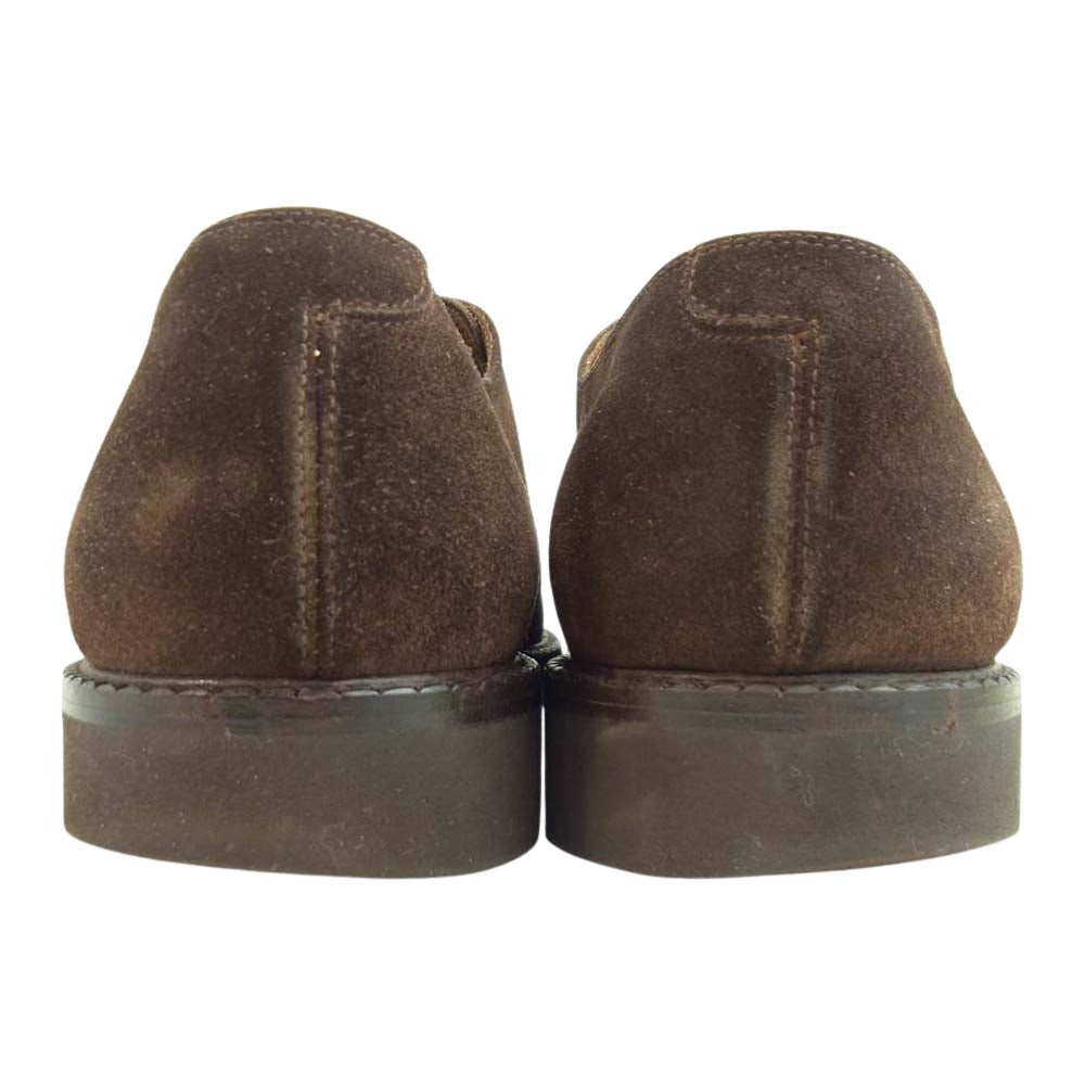 Salvatore Ferragamo サルヴァトーレフェラガモ 12449 DESERT デザート プレーントゥ スエード シューズ ダークブラウン系 9　2E【中古】