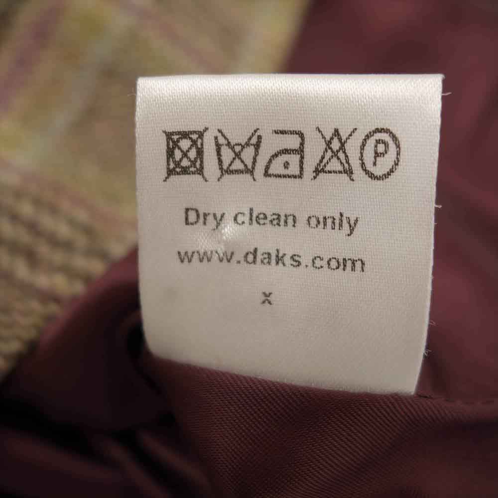 ダックス チェック テーラード ジャケット レディース ブラウン系 14