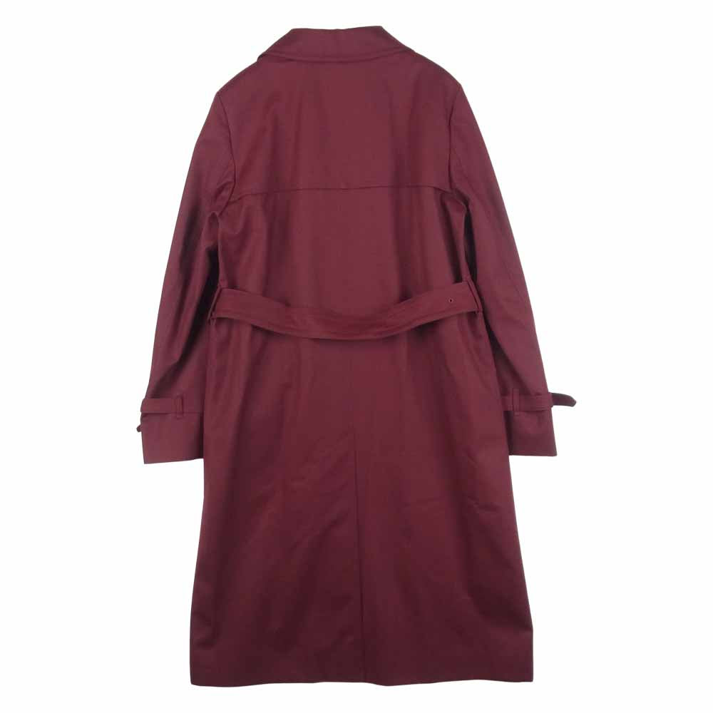 Aquascutum アクアスキュータム LONDON 5006450250-78 Loro Piana ロロピアーナウール生地使用 ウールライナー付 トレンチコート ワインレッド系【美品】【中古】