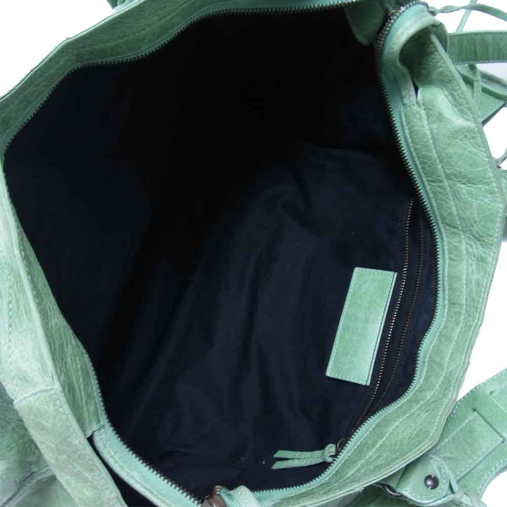 BALENCIAGA バレンシアガ 168028 D94JT 3903 国内正規品 ザ パートタイム  2way ショルダー ハンドバッグ ライトグリーン系【中古】