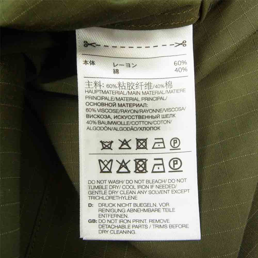 Yohji Yamamoto ヨウジヤマモト Y-3 ワイスリー GV4223 M CLASSIC LGT RIPSTOP OVER SHIRTS リップストップ オーバー シャツ カーキ系 L【中古】