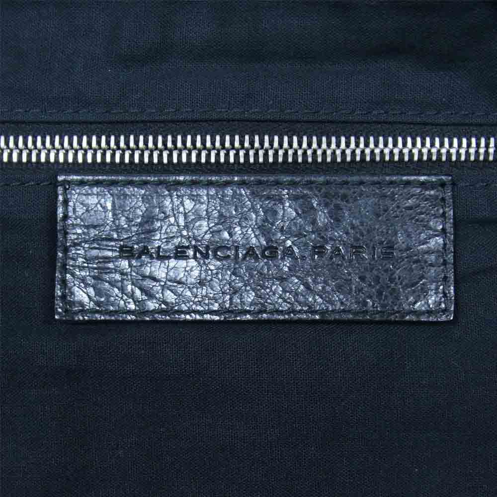 BALENCIAGA バレンシアガ 272409 1001 1669 Agneau Day Messenger レザー ショルダー バッグ ブラック系【中古】