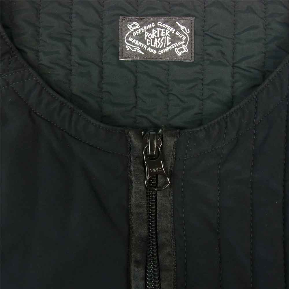 PORTER CLASSIC ポータークラシック 20AW SUPER NYLON STRETCH ZIP UP VEST スーパーナイロン ストレッチジップアップ ベスト ダークネイビー系 3【中古】