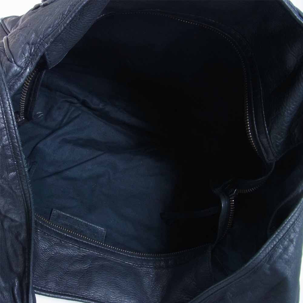 BALENCIAGA バレンシアガ 241479 1000 213048 2Way Shoulder Boston Bag レザー ボストン ショルダー バッグ ブラック系【中古】
