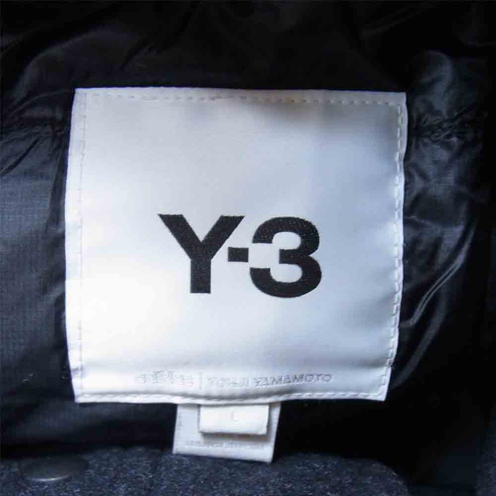 Yohji Yamamoto ヨウジヤマモト Y-3 ワイスリー 20AW GK4819 M CH3 MELTON GORE-TEX DOWN PARKA メルトン ゴアテックス ダウン パーカー ブラック系 L【美品】【中古】