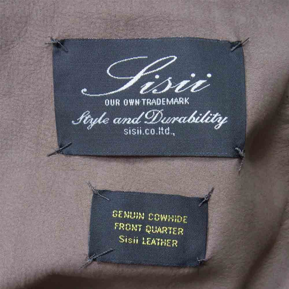 パムディートリッヒ 国内正規品 スターリングシルバーコンチョボタン ビーズ カウスエード レザージャケット ブラウン系 XXL【中古】