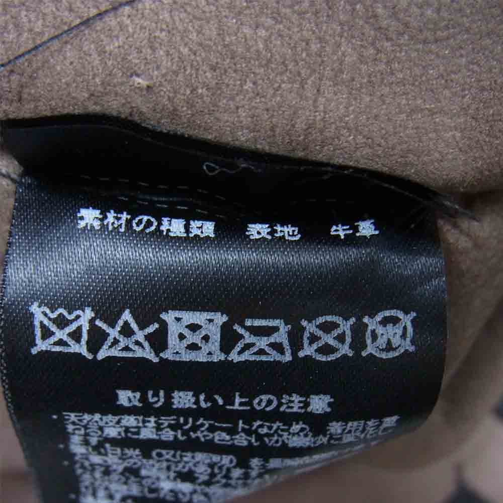 パムディートリッヒ 国内正規品 スターリングシルバーコンチョボタン ビーズ カウスエード レザージャケット ブラウン系 XXL【中古】