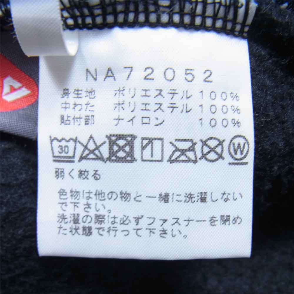 THE NORTH FACE ノースフェイス NA72052 Denali Hoodie デナリ フーディー フリース ジャケット ブラック系 XL【中古】