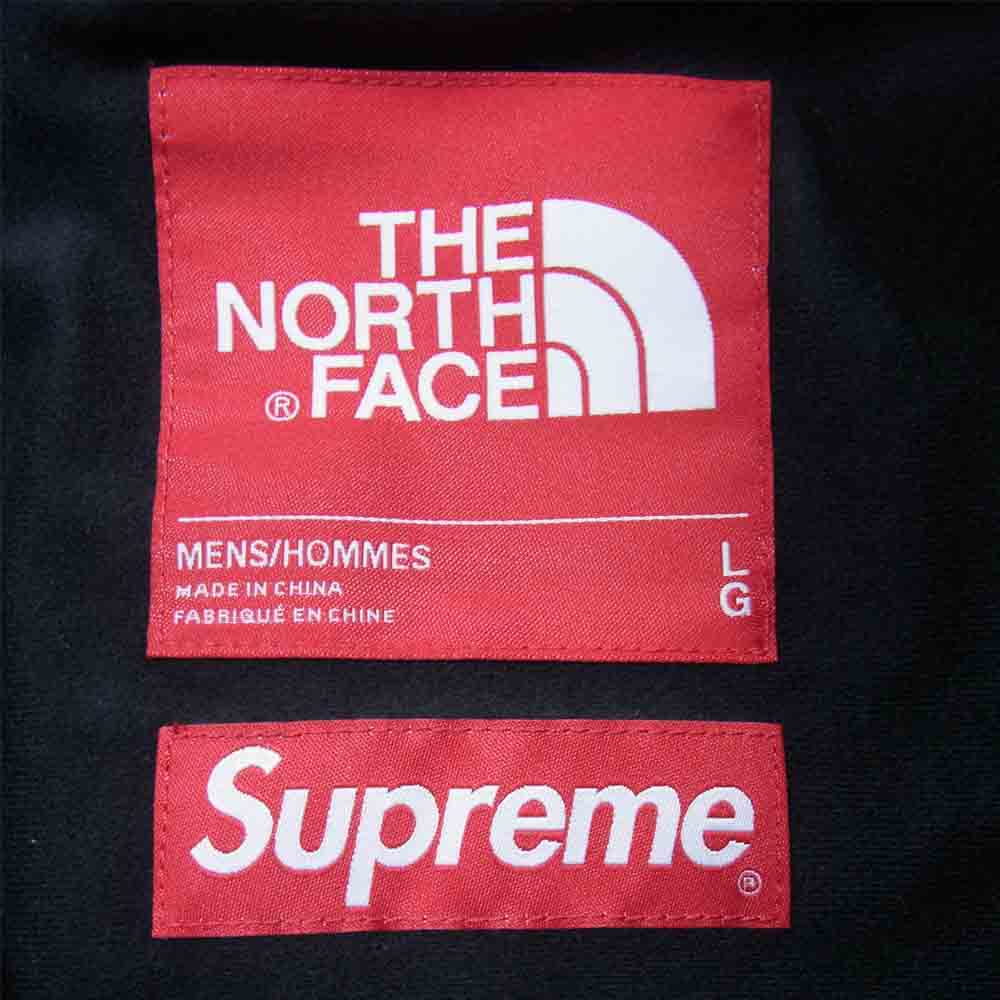Supreme シュプリーム 21AW NP52100I Bleached Denim Print Mountain Jacket ブリーチ デニム プリント マウンテン ジャケット インディゴブルー系 L【中古】