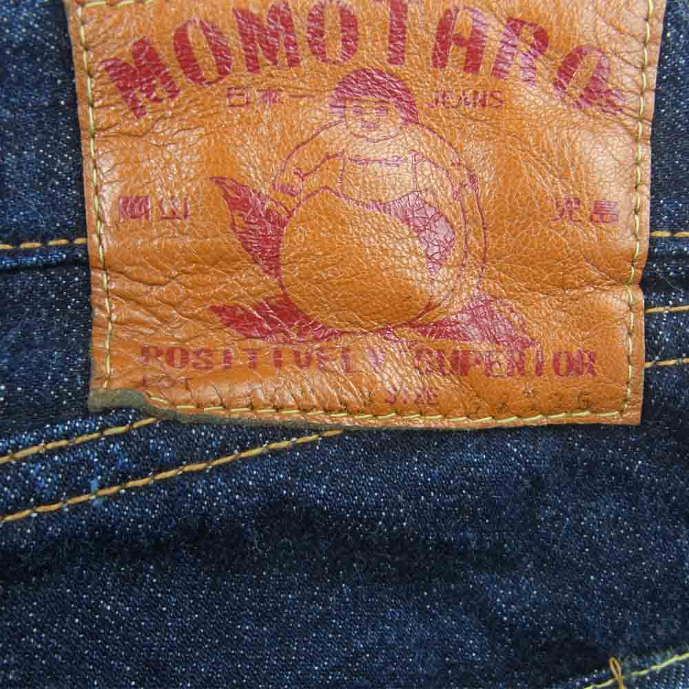 MOMOTARO JEANS 桃太郎ジーンズ 0905SP 出陣 クラシックストレート デニム パンツ インディゴブルー系 W34【中古】