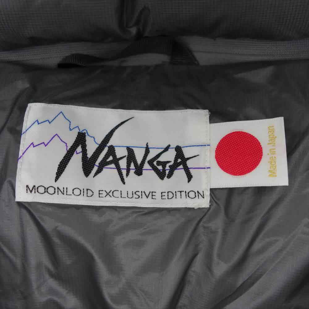 NANGA ナンガ WHITE LABEL ホワイト レーベル MOONLOID ムーンロイド 最強 DOWN JACKET ダウン ジャケット ネイビー系 M【中古】