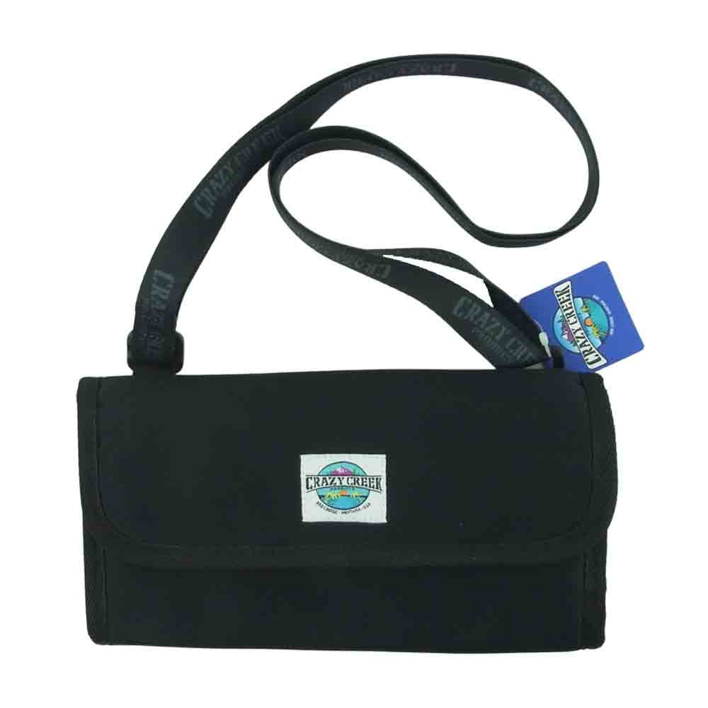 クレイジークリーク ナイロン トラベル ポーチ ボディ バッグ 中国製 ブラック系【新古品】【未使用】【中古】