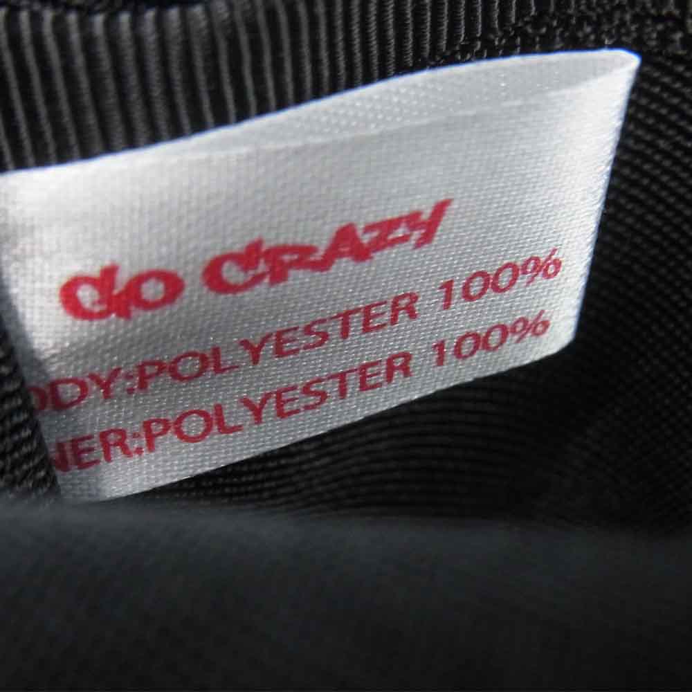 クレイジークリーク ナイロン トラベル ポーチ ボディ バッグ 中国製 ブラック系【新古品】【未使用】【中古】