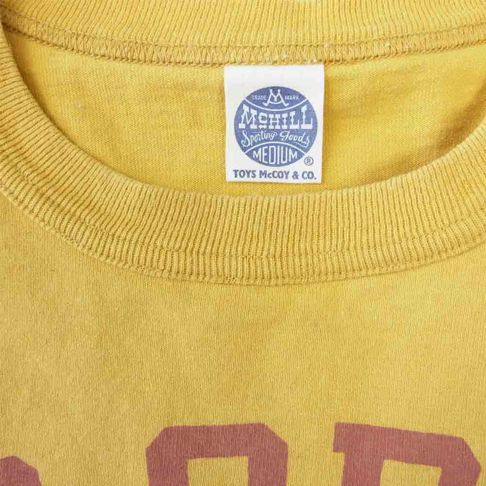 TOY'S McCOY トイズマッコイ USAF USエアフォース プリント Tシャツ 半袖 イエロー系 M【中古】