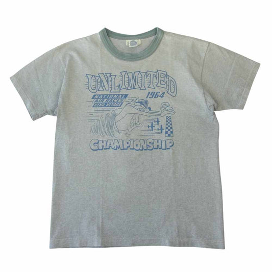 TOY'S McCOY トイズマッコイ McHILL マックヒル Looney Tunes タズマン デビル プリント トリム Tシャツ 半袖 グレー系 M【中古】